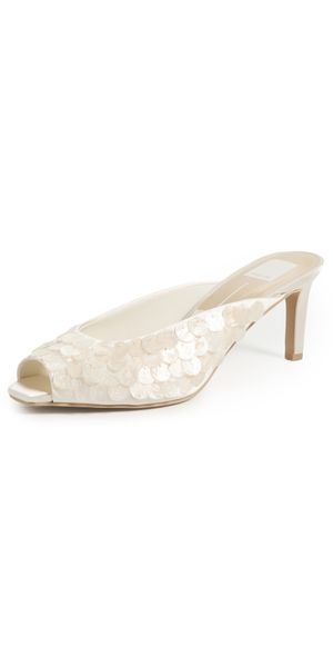 Dolce Vita Samary Confetti Heels Off White 5