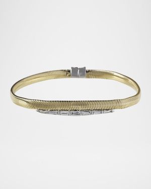 Feelings 18k Diamond Baguette Bracelet