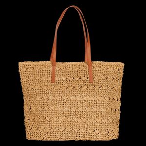 Au Printemps Paris - Sac shopping en paille - Taille Unique - Marron