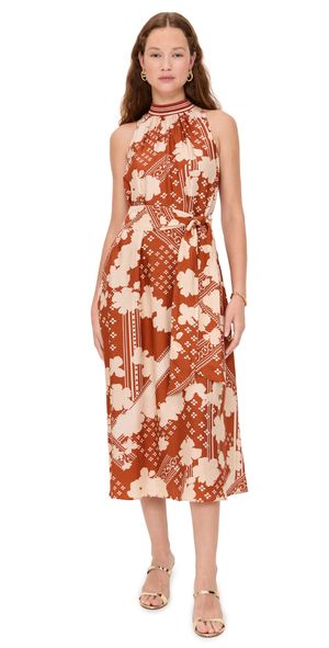 Ramy Brook Alana Dress Amber Combo S