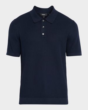 Men's Cotton Mesh Polo Shirt
