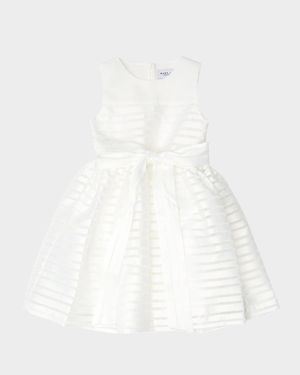 Girl's Chic Jacquard Dress, Size 3T-10