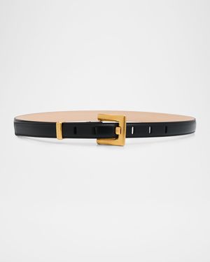 Anthem Narrow Leather Belt