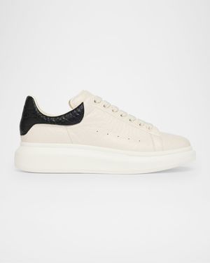 Men's Grainy Leather Oversized Sneakers