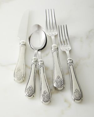 Pewter 5-Piece Elegance Cutlery Set