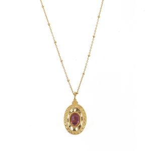 Nilai - Collier plaqué or kate - Taille Unique - Violet