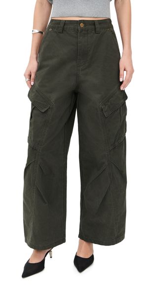 Pixie Market Olive Cargo Pants Olive S