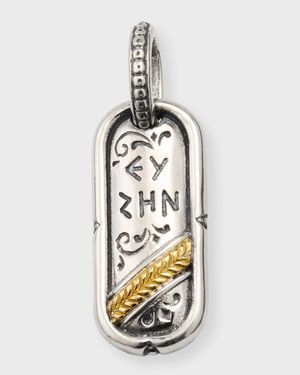 Men's Good Life Two-Tone Pendant