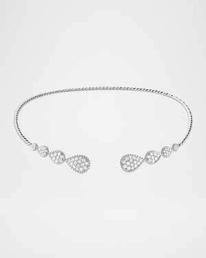 Serpent Boheme 18K White Gold Diamond Multi Motif Necklace