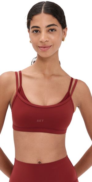 SET Airluxe Breathe Layered Move Bra Snapper S