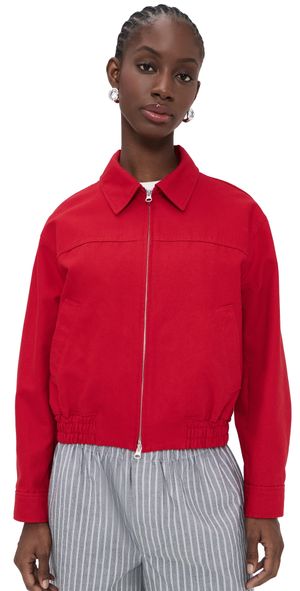DUNST Collared Blouson Jacket Red XL