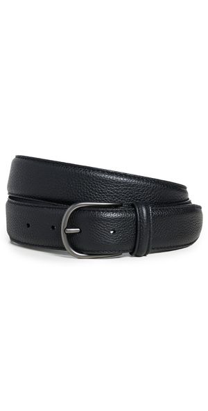 Anderson's Textured Leather Belt Black N1 34