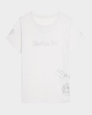 Alys Strass Hearts on Fire T-Shirt