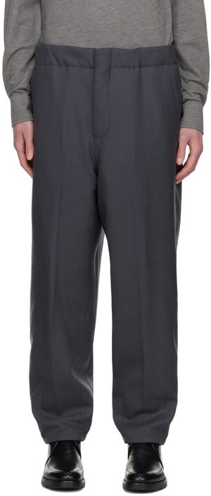 ZEGNA Pantalon rembourré gris