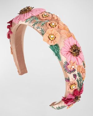 Sheryl Embellished Floral Headband