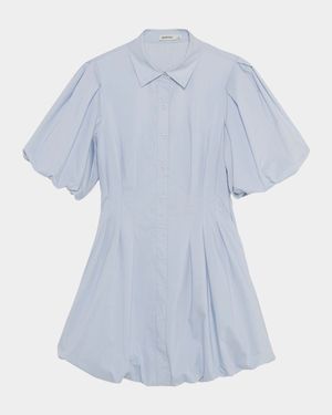 Cleo Balloon Pintuck Mini Dress