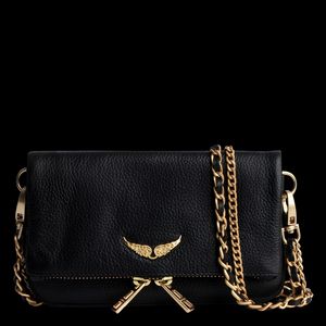 Zadig&voltaire - Pochette de soirée en cuir - Taille Unique - Noir