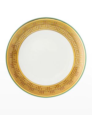 Medusa Amplified Green Coin Dinner Plate