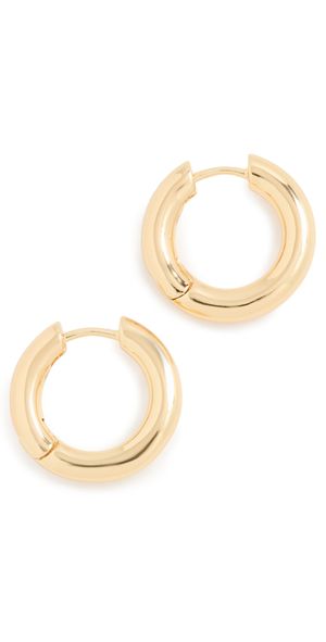 Gorjana Lou Hoops Gold One Size