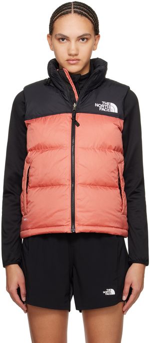 The North Face Pink & Black 1996 Retro Nuptse Down Vest