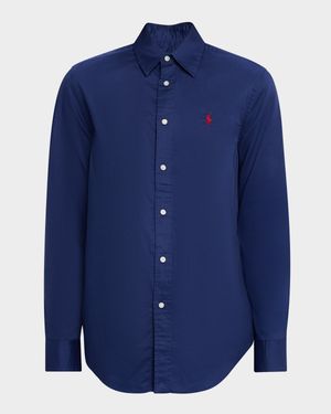 Button-Down Cotton Twill Shirt