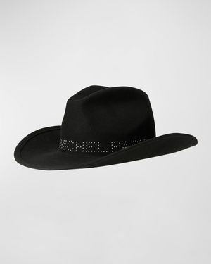 Austin Studded Felt Cowboy Hat