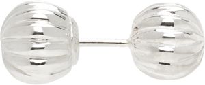 Toga Virilis Boucle d'oreille unique graphique argentée