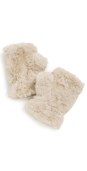 Apparis Ariel Fingerless Gloves Latte One Size