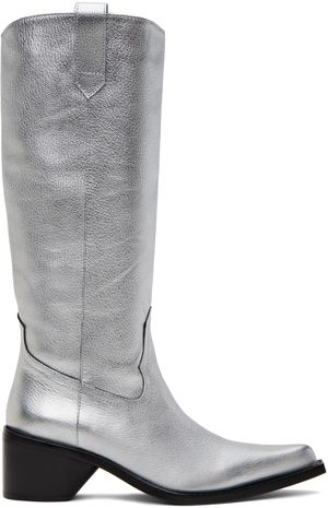 SIMONMILLER Silver Bandi Boots