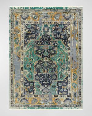 Angelina Hand-Knotted Rug, 9' x 13'