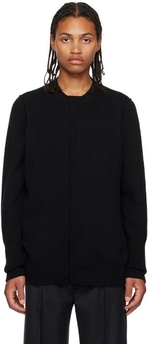 T/SEHNE Black Strap Cardigan