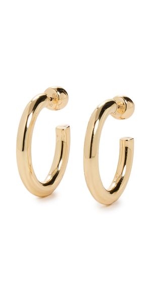 Gorjana Carter Small Hoops Gold One Size