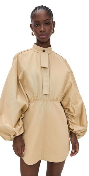 Zimmermann Rebellion Drawn Mini Dress Beige 3