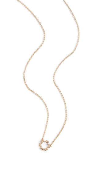 Tory Burch Delicate Pendant Necklace Flower One Size