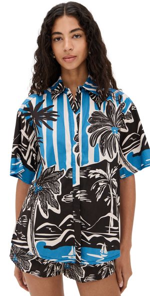 Seven Wonders Adelyn Shirt Tropez Print M
