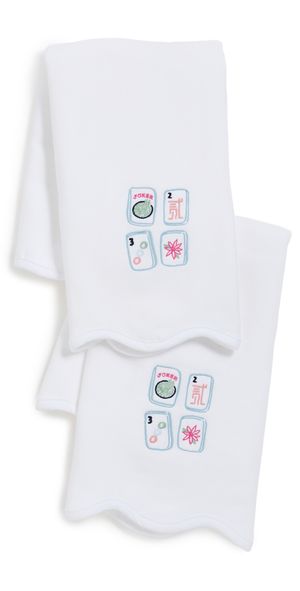 Weezie Mahjong Hand Towel 2 Pack Mahjong One Size