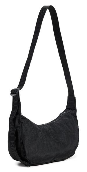 BAGGU Small Nylon Crescent Bag Black One Size