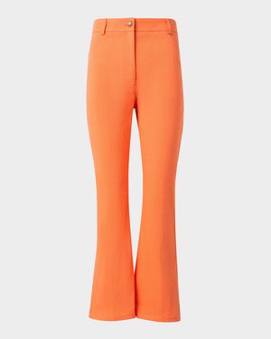 Cali Kickflare Crop Denim Pants