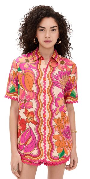 FARM Rio Spring Affair Beige Shirt Spring Affair Beige M