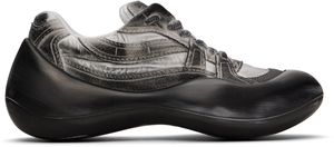 JW Anderson Baskets de randonnée blanc et gris à garniture rembourrée