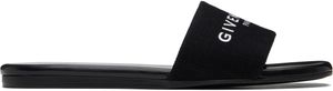 Givenchy Sandales noires à logo 4G