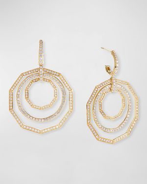 Stax 18k Yellow Gold Diamond Extra-Large Drop Earrings