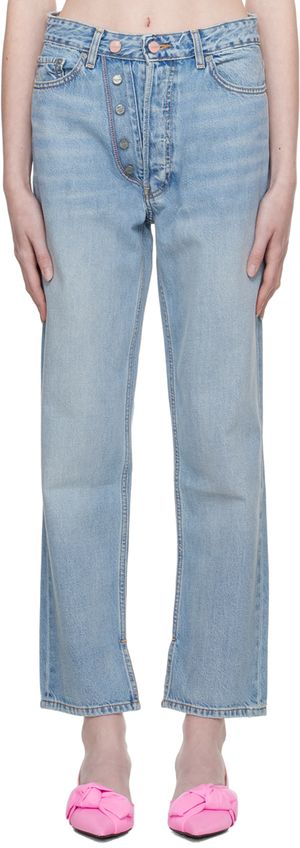 GANNI Blue Figni Jeans