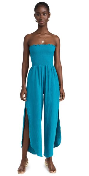 Peixoto Harriet Jumpsuit Teal Iris XL