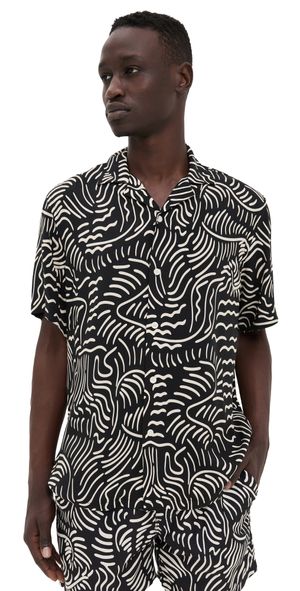 OAS Tar Lorenzo Viscose Shirt Black L