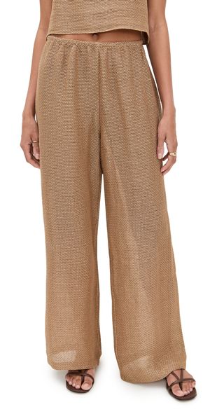Leset Stella Wide Leg Pants Honey M