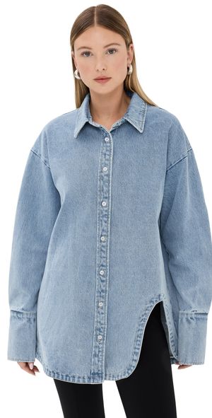 Lioness Off Duty Denim Shirt Classic Denim XXXL