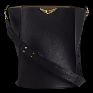 Zadig&voltaire - Sac seau bandoulière en cuir - Taille Unique - Noir