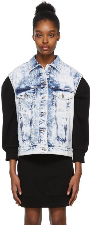 Stella McCartney Blue Washed Denim Gilet