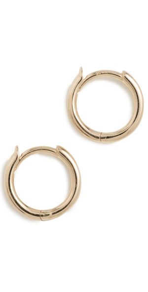 Zoe Chicco 14k Gold Small Hinge Huggie Hoops Yellow Gold One Size